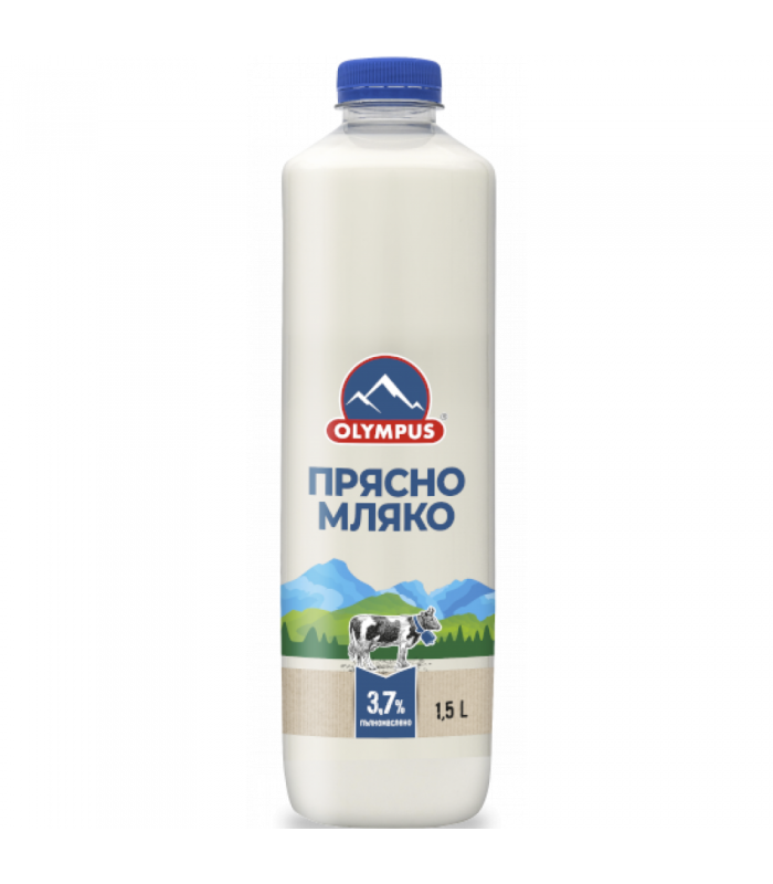ПРЯСНО МЛЯКО ОЛИМПУС 3,7% 1Л
